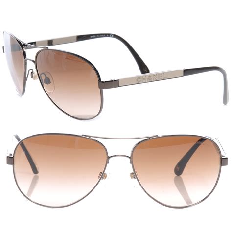 boite a lunette chanel|chanel aviator sunglasses women's.